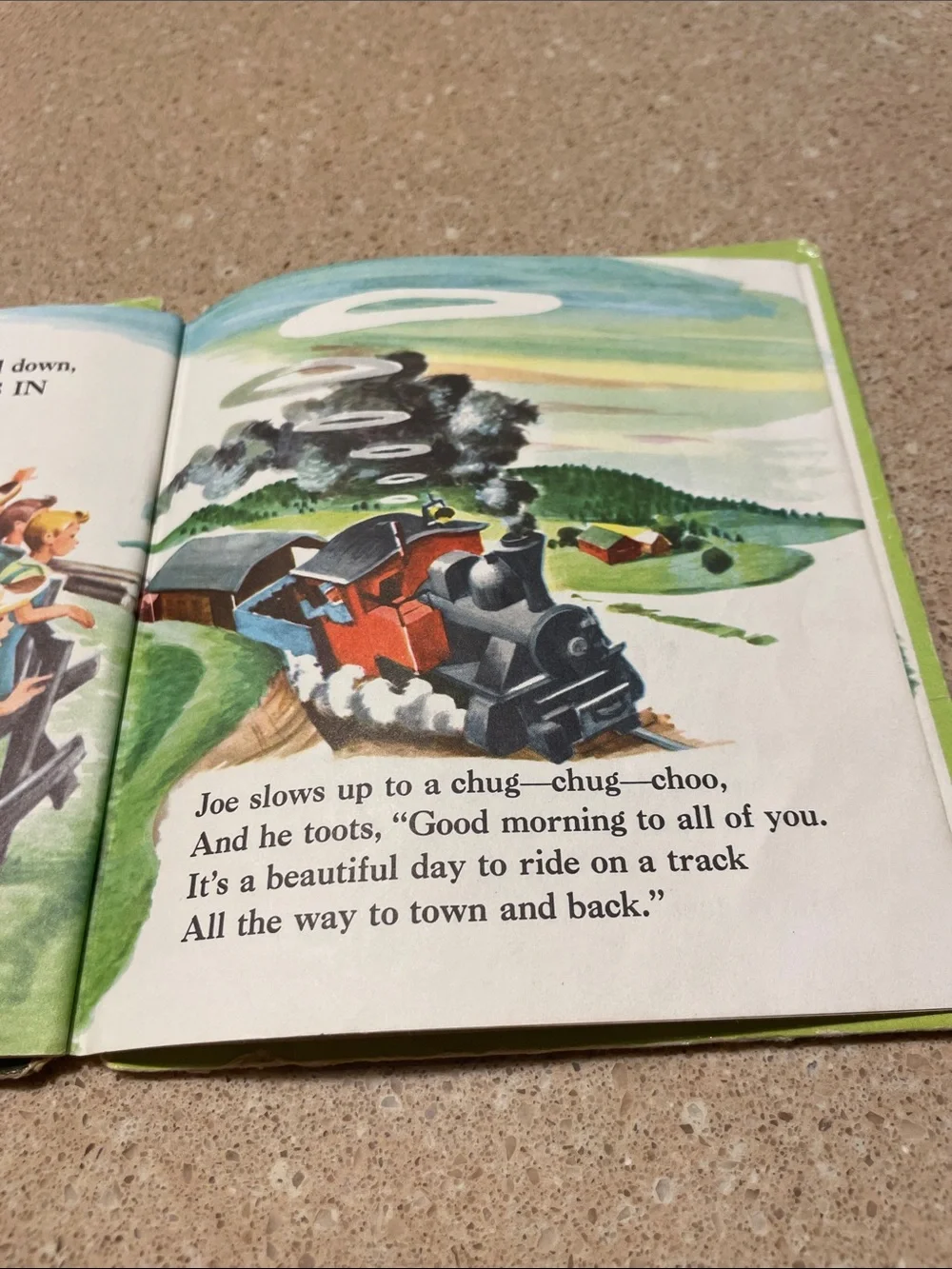 Train Coming! Kids Puzzle Book - Red & Black Locomotive